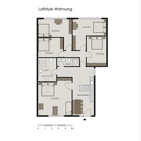 5 Loftstylewohnung In * Bad Worishofen